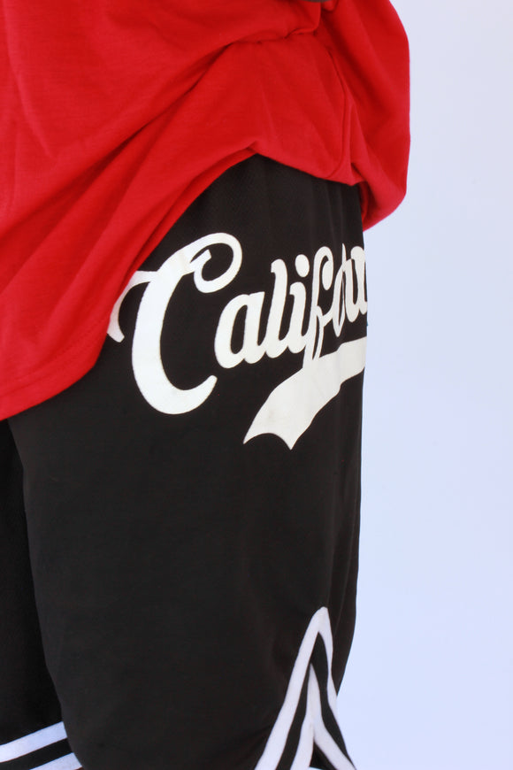 Timeless Teens Letter Printed Casual Shorts