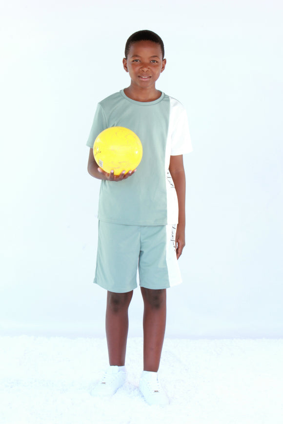 Timeless Teens Two Piece Shorts And Short Sleeve T-Shirt