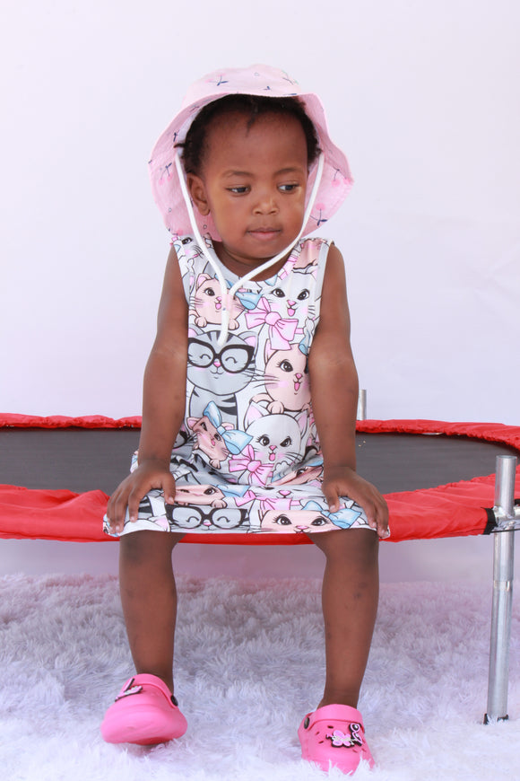 Toddler Girls Kitty Dress