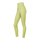 Ultra high waist breasted fitness pants for women