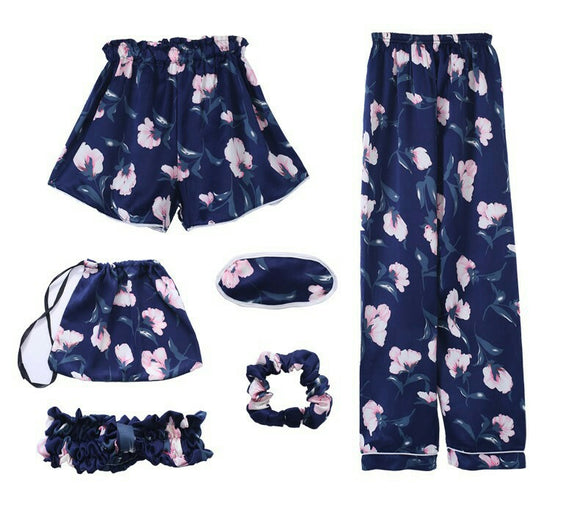 6 piece sleepwear sets-wholesale