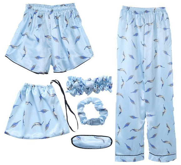 6 Piece Floral Pajama Set - Wholesale